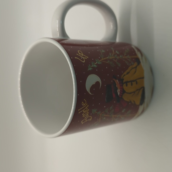 4 Ceramic Mugs tii Collections Winter Snowmen by Jo Moulton For Christmas - Picture 2 of 10